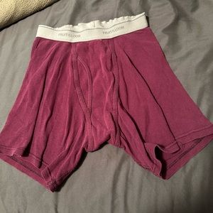 Men’s FTL Boxer Briefs, Maroon, Second Owner!